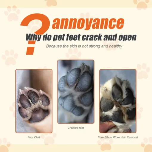 Pets moisturizing paw cream cats and dogs universal deep moisturizing soles of the feet paws meat pad dry crack care cream - Image 4